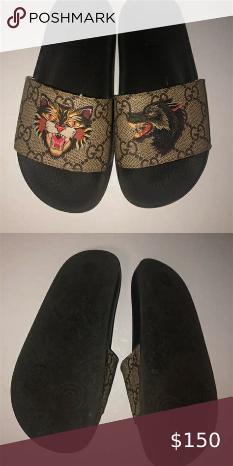 kid's gucci slides saks|gucci flip flops clearance.